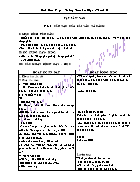 Giáo án Tập làm văn 5 – Trường Tiểu học Hợp Thanh B