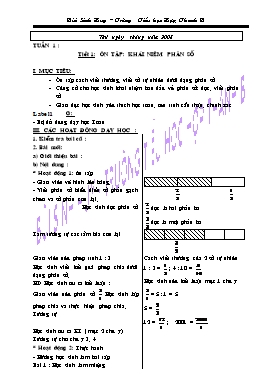 Giáo án Toán khối 5 cả năm