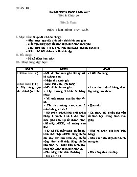 Giáo án Tổng hợp khối 5 - Tuần 18