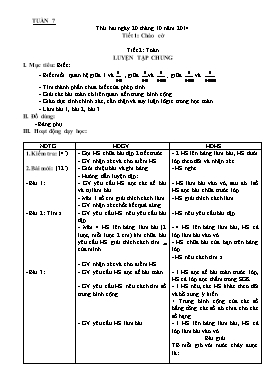 Giáo án Tổng hợp khối 5 - Tuần 7