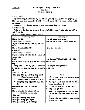 Giáo án Tổng hợp lớp 5 - Tuần 28