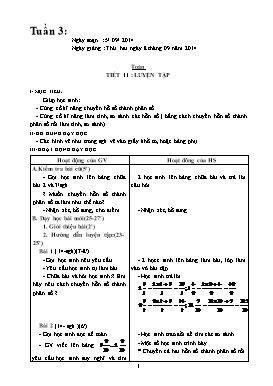 Giáo án Tuần 3 Lớp 5