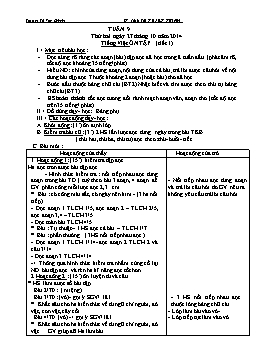 Giáo án môn Toán, Tiếng Việt lớp 2 - Trường TH Vạn Khánh 1 - Tuần 9