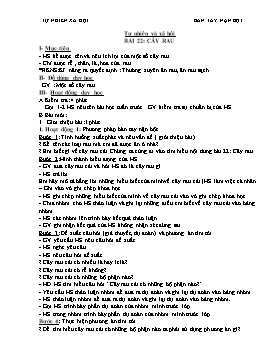 Giáo án theo PP bàn tay nặn bột - Môn Tự nhiên và xã hội 1 bài 22: Cây rau