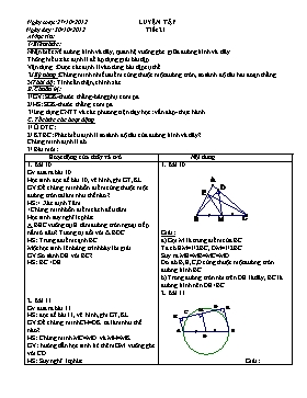 Giáo án Hình học 6 năm 2012 - Tiết 21, 22