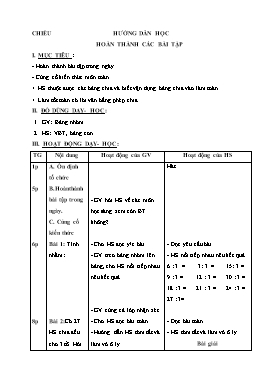 Giáo án lớp 2 (buổi chiều) - Tuần 23