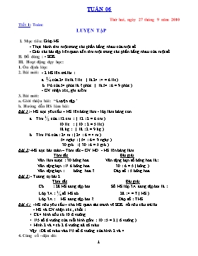 Giáo án môn học lớp 3 - Tuần 16