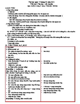 Giáo án môn học lớp 3 - Tuần dạy 28