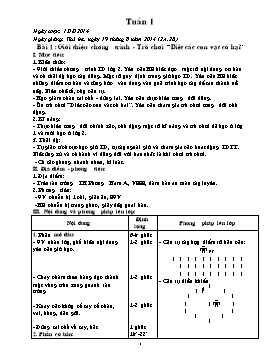 Giáo án môn Thể dục lớp 2, kì II